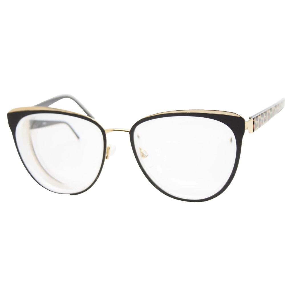 BEBE BB 7235 BLACK GOLD AUTHENTIC EYEGLASSES SUNGLASSES FRAMES 57-17-140